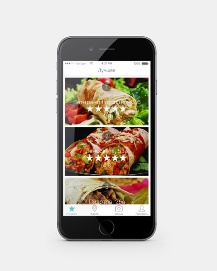 Интерфейсы: IOS kebab interface